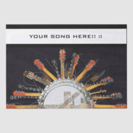 PAPEL DE SEDA CADENAS DE GUITARRA AL SOL