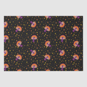 Papel De Seda Cae hongos mágicos_negro