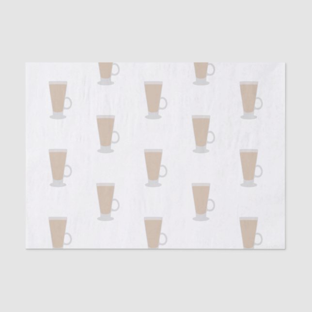 Papel De Seda Cafe Latte Coffee (Anverso)