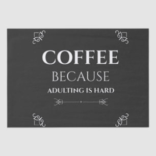 Papel De Seda Café porque adular es difícil