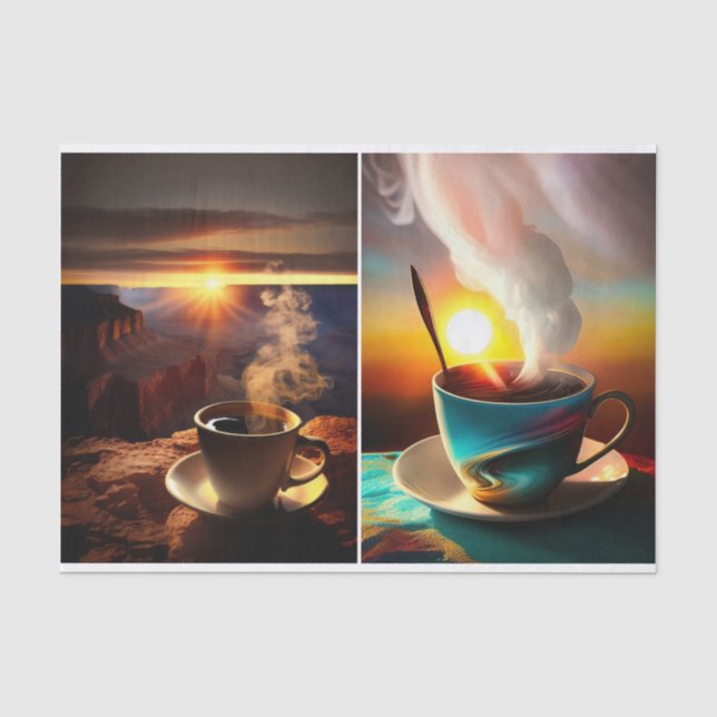 Papel De Seda Café Sunrise, Vibes Southwest, Gran Cañón (Anverso)