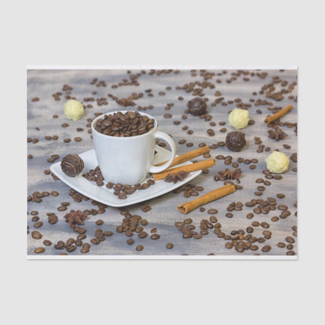 Papel De Seda Café y especias (Anverso)