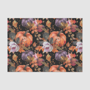 Papel De Seda Caída de la Calabaza del Otoño Deja Desenlace Rúst