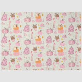 Papel De Seda Caída rosa