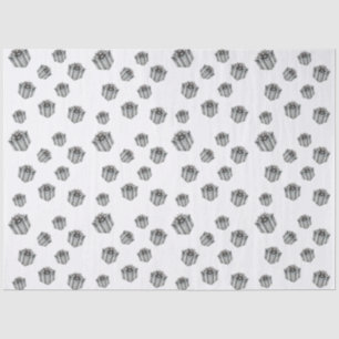 Papel De Seda Cajas de regalo de plata Premium para fiestas navi