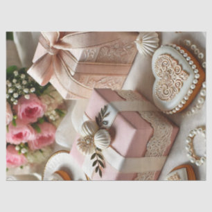 Papel De Seda Cajas de regalo El día de San Valentín de época