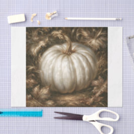 Papel De Seda Calabaza Blanca