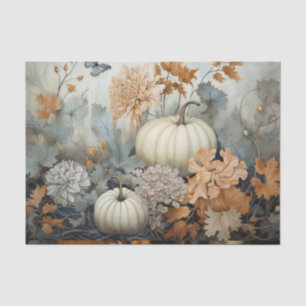Papel De Seda Calabaza de Halloween de otoño con descomposición