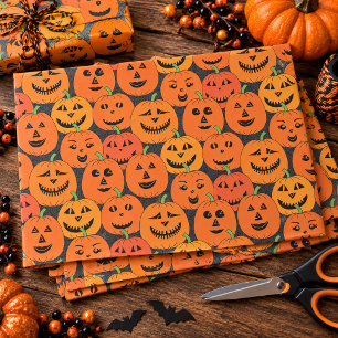 Papel De Seda Calabaza de Jack o'lantern de Halloween Decopage