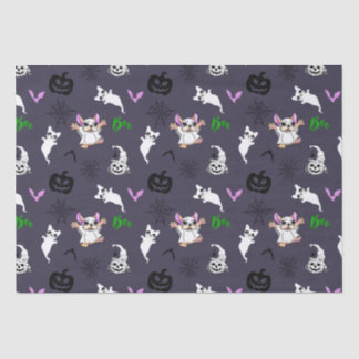 Papel De Seda Calabaza de murciélago de murciélago de Bulldog fr