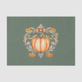 Papel De Seda Calabaza de otoño elegante