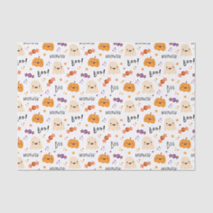 Papel De Seda Calabaza Fantasma