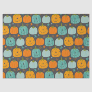 Papel De Seda Calabaza feliz de Halloween