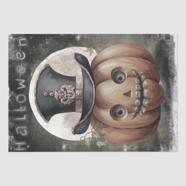 Papel De Seda Calabaza mística (Anverso)