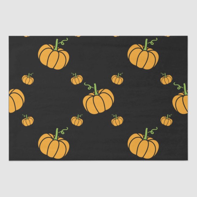Papel De Seda Calabaza temática de Halloween (Anverso)