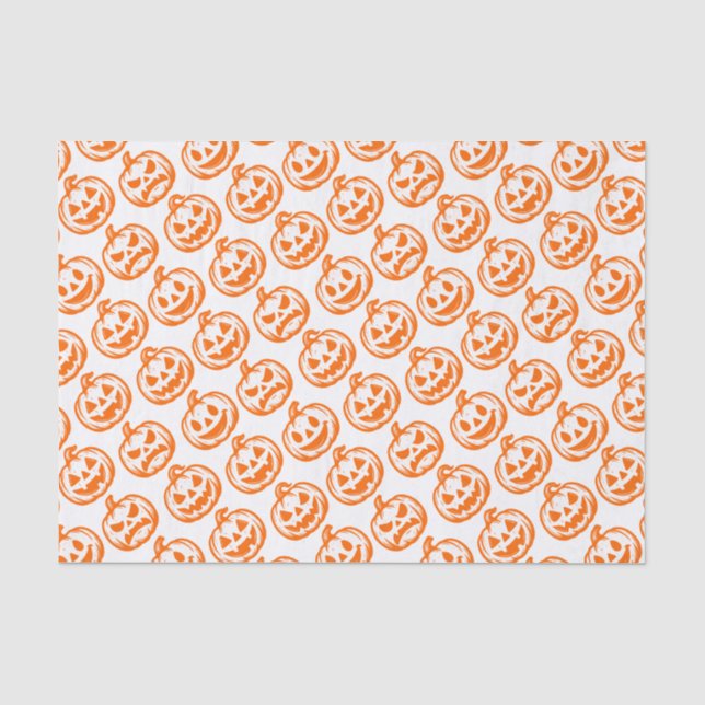 Papel De Seda Calabazas (Anverso)