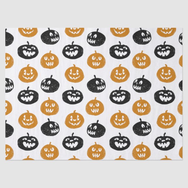Papel De Seda Calabazas (Anverso)