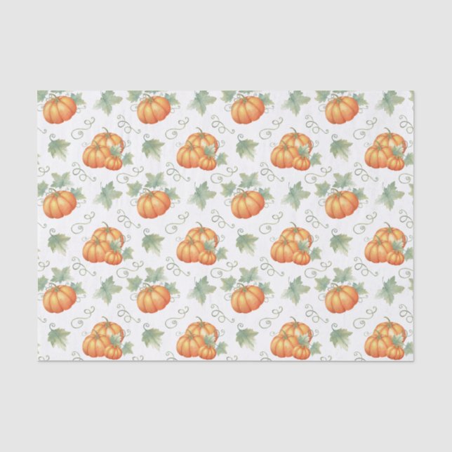 Papel De Seda Calabazas  (Anverso)