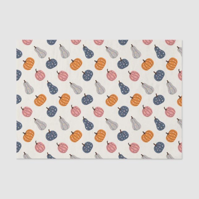 Papel De Seda Calabazas (Anverso)