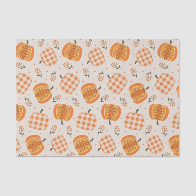 Papel De Seda Calabazas (Anverso)