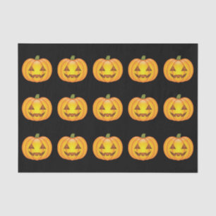 Papel De Seda Calabazas Cute Cartoon Halloween Jack O’Lantern