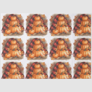 Papel De Seda Calabazas de acuarela, cuadros y velas