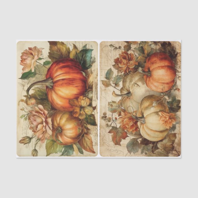 Papel De Seda Calabazas de Bonito de bonito (Anverso)