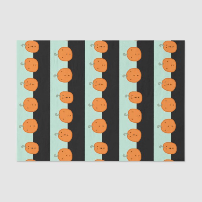 Papel De Seda Calabazas de Halloween (Anverso)