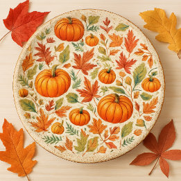 Papel De Seda Calabazas de temporada de otoño Hojas Manualidad