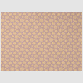 Papel De Seda Calabazas y hojas otoño