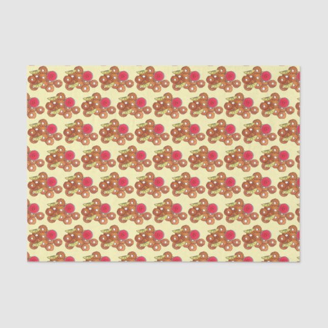 Papel De Seda Calamari frito canta comida italiana apetitoso (Anverso)