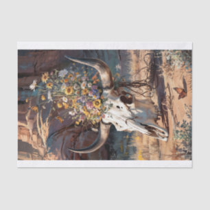 Papel De Seda Calavera de Flor Silvestre del Desierto, Tema del