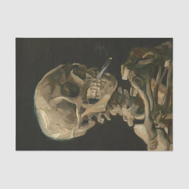 Papel De Seda Calavera de humo (Anverso)