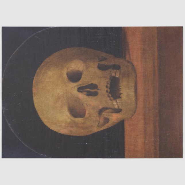 Papel De Seda Calavera humana (por Mariotto Albertinelli) (Anverso)