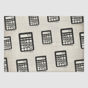 Papel De Seda Calculator Accountant Heart Golden
