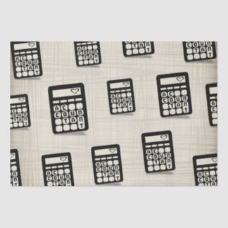 Papel De Seda Calculator Accountant Heart Golden