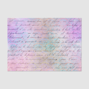 Papel De Seda Caligrafía vintage grunge colorida