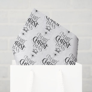 Papel De Seda Callirgaphy cristiano Feliz Navidad Jesus Chalk