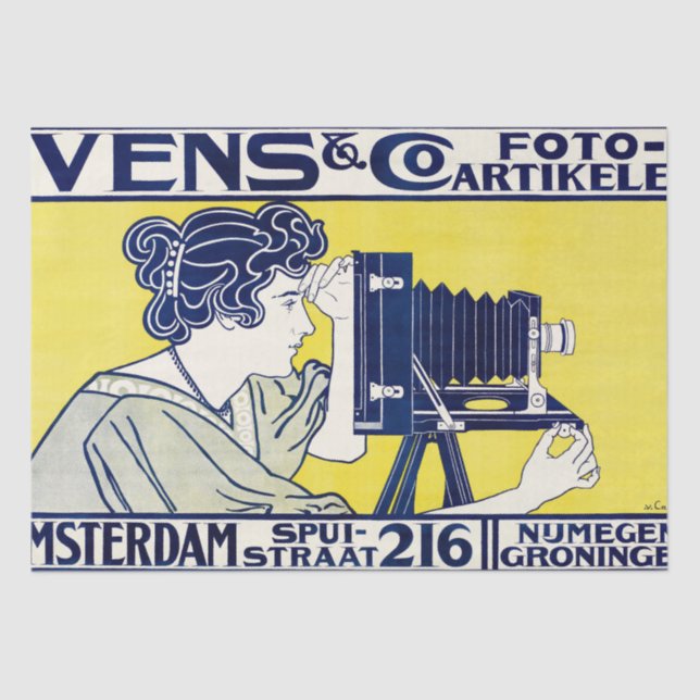 Papel De Seda Cámara, fotógrafa, Van Caspel (Anverso)