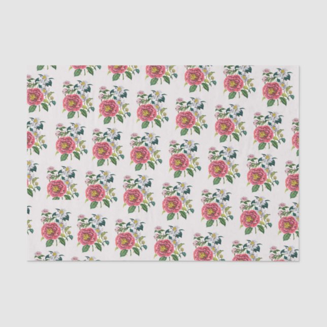 Papel De Seda Camellias (Anverso)