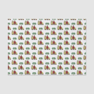 Papel De Seda Camello heráldico Palma Árbol Color Escudo de Arma