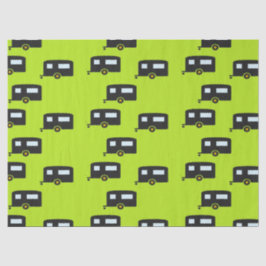 Papel De Seda Caminando en verde