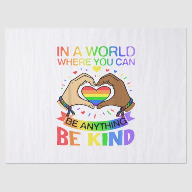 Papel De Seda Camiseta de Conciencia de Igualdad de Arcoiris de  (Anverso)