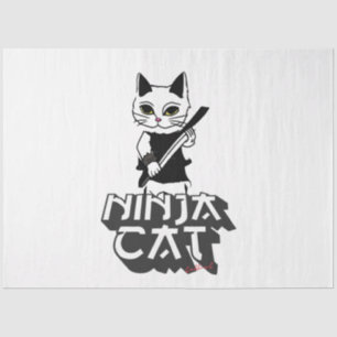 Papel De Seda Camiseta de gato Ninja