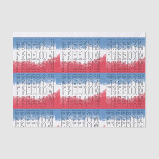 Papel De Seda Camiseta de la libertad (Anverso)