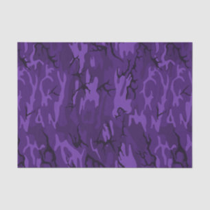 Papel De Seda Camo morado oscuro