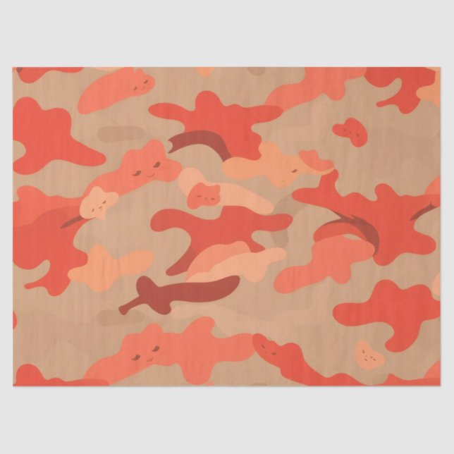 Papel De Seda Camojo rojo (Anverso)