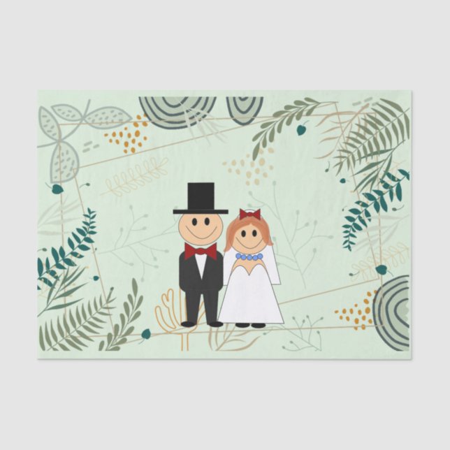 Papel De Seda campanas bodas (Anverso)