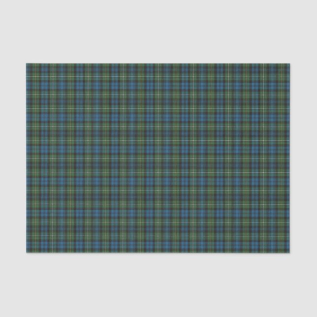 Papel De Seda Campbell Argyll Ancient Scottish Tartán (Anverso)