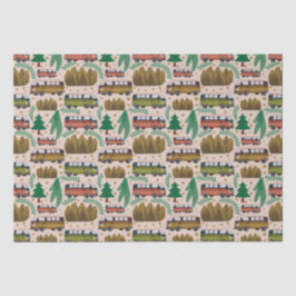 Papel De Seda Camper rosa Rubor Woodland